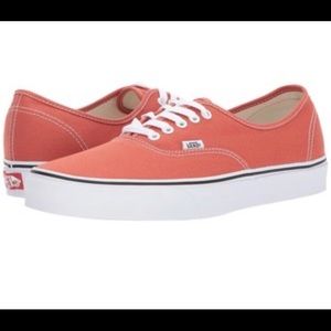 Vans authentic classic slip on lace up shoes